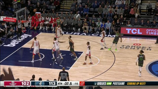 【2023年01月22日】 NBA常规赛：火箭vs森林狼第4节中文解说回放