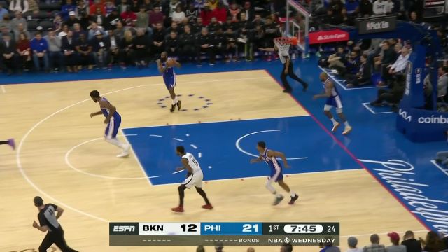 【2023年01月26日 篮网vs76人集锦】欧文急停中投稳稳命中 随后抢断反击助乔哈三分穿心