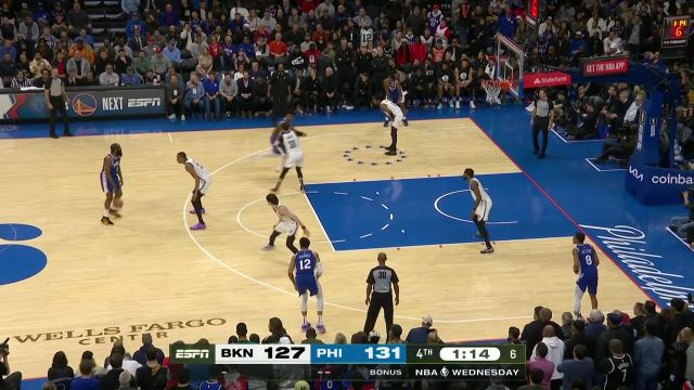 【2023年01月26日 篮网vs76人集锦】关键时刻站出来了 欧文贡献5分1抢断1助攻不肯认输