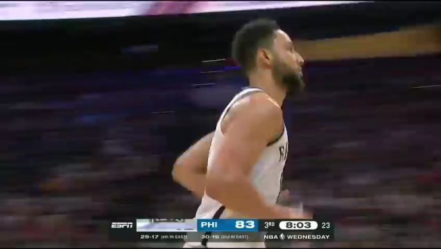 【2023年01月26日】篮网vs76人第3节英文原声回放