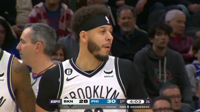 【2023年01月26日 篮网vs76人集锦】赛思-库里也是库里！库里三分命中还要加罚