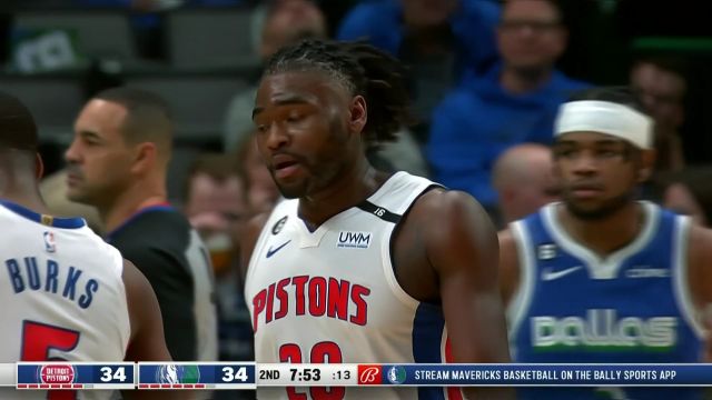 【2023年01月31日 活塞vs独行侠集锦】我命由我不由天！斯图尔特顶着防守二次上篮强硬得手