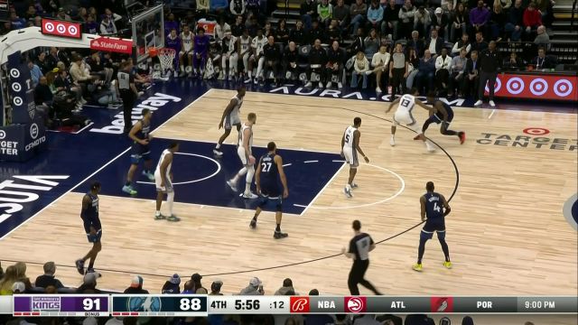 【2023年01月31日】国王vs森林狼第4节英文原声回放