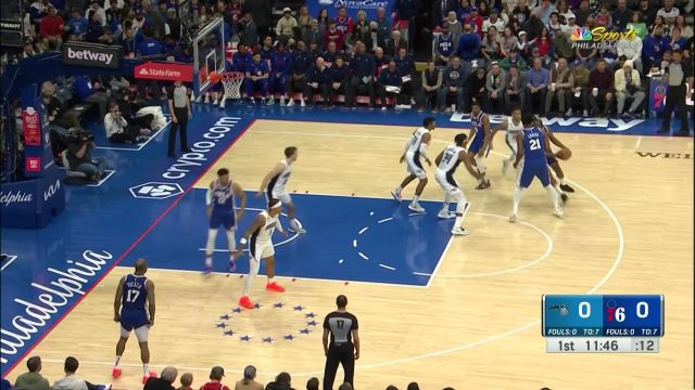 【2023年01月31日 魔术vs76人集锦】取得开门红 哈登内线出手中距离投篮