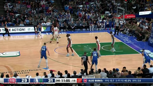 【2023年01月31日 活塞vs独行侠集锦】个人单打教科书！哈迪横冲直撞杀入禁区抬手打成2+1