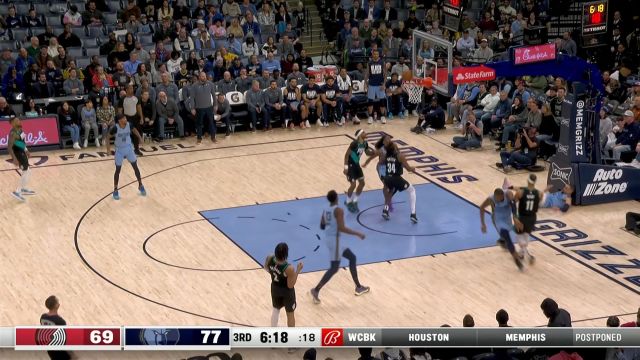 【2023年02月02日 开拓者vs灰熊集锦】莫兰特弧顶超远三分空心入网 3J遮天蔽日大火锅