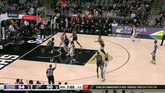 【2023年02月02日】国王vs马刺中文解说全场回放