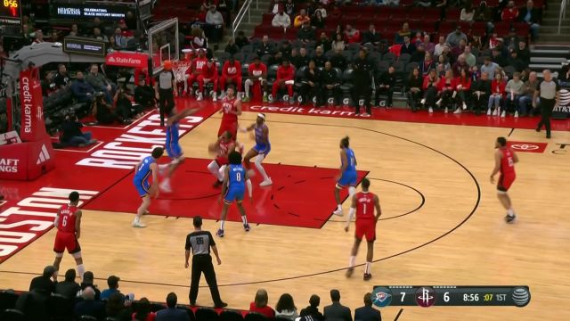 【2023年02月02日 雷霆vs火箭集锦】以牙还牙毫不手软 戈登顶开杰威上篮后者追身三分强势回应