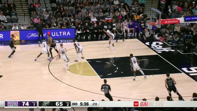 【2023年02月02日 国王vs马刺集锦】独挑大梁 理查德森内线外线予取予求