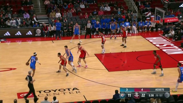 【2023年02月02日 雷霆vs火箭集锦】犀利突破冲击篮下 亚历山大强硬凿穿对手禁区连砍4分