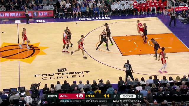 【2023年02月02日】 NBA常规赛：老鹰vs太阳第1节中文解说回放