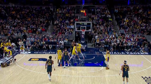 【2023年02月03日 湖人vs步行者集锦】湖人112-111步行者 詹姆斯26分携手浓眉31+13率队险胜