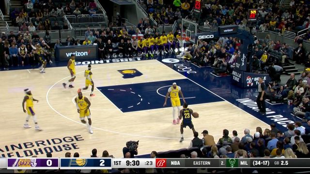 【2023年02月03日 湖人vs步行者集锦】开局毫不手软！希尔德携手特纳4-0轻松开张