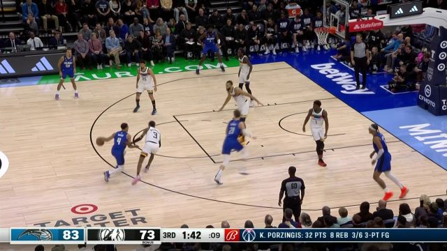 【2023年02月04日】魔术vs森林狼第3节英文原声回放