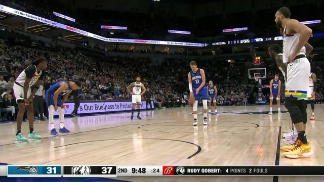 【2023年02月04日】魔术vs森林狼第2节英文原声回放