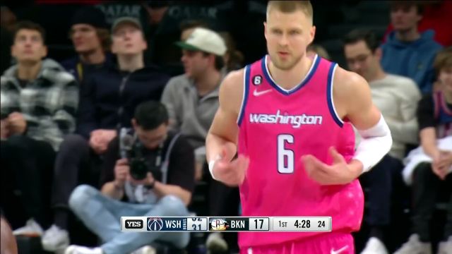 【2023年02月05日 奇才vs篮网集锦】今日手感爆棚 波神三分线外弹无虚发