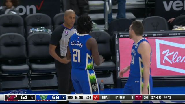 【2023年02月05日】热火vs雄鹿第3节中文解说回放