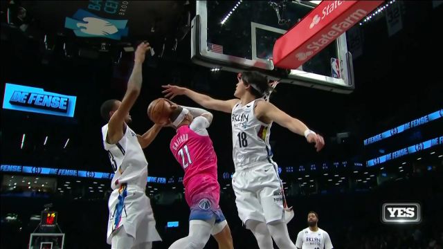 【2023年02月05日 奇才vs篮网集锦】直接盖倒加福德 四爷大臂一挥送出不讲理封盖