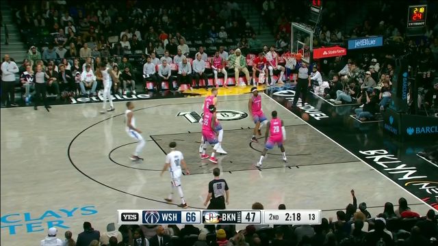 【2023年02月05日 奇才vs篮网集锦】奥尼尔弧顶三分 小库里三分穿心