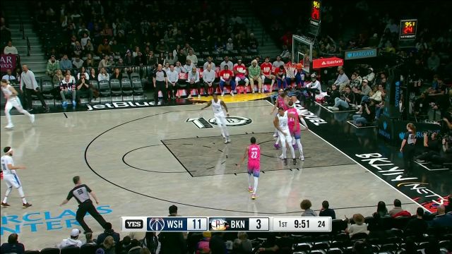 【2023年02月05日 奇才vs篮网集锦】四爷神仙补篮 奥尼尔四分卫连线萨姆纳挂筐暴扣