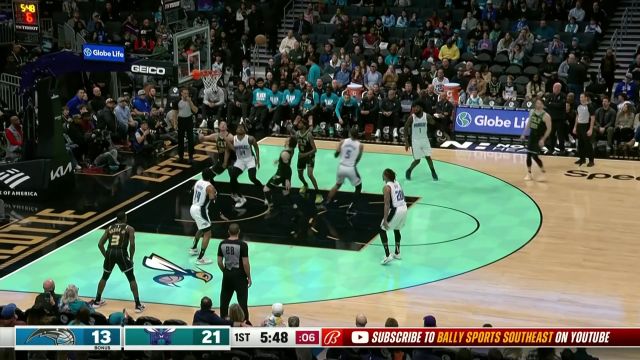 【2023年02月06日 魔术vs黄蜂集锦】出其不意攻其不备 艾萨克平地而起飞身补扣