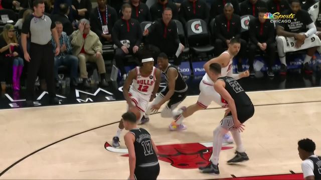 【2023年02月07日 马刺vs公牛集锦】多森姆妙传武切维奇轻松扣进 珀尔特尔遮天大帽拒绝对手