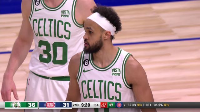 【2023年02月07日 凯尔特人vs活塞集锦】凯尔特人111-99活塞 东部第一大胜东部倒数第一