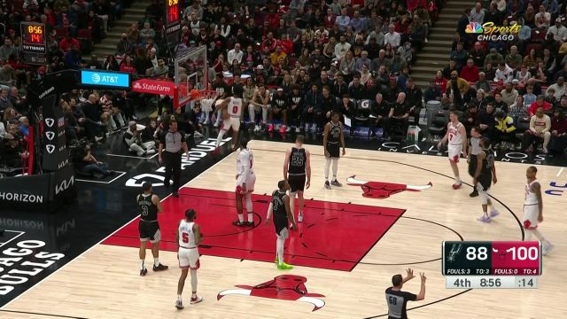 【2023年02月07日】NBA常规赛：马刺vs公牛第4节中文解说回放