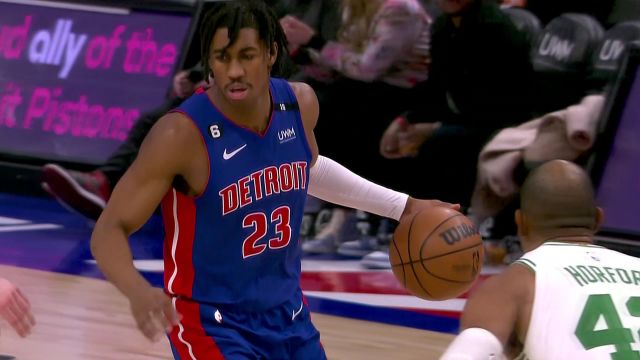 【2023年02月07日 凯尔特人vs活塞集锦】真的防不住 艾维顶着防守打进2+1