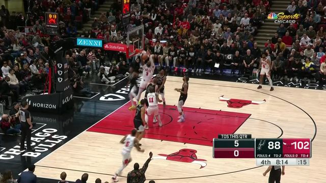 【2023年02月07日 马刺vs公牛集锦】吃饼吃到撑 德罗赞德拉季奇连续助飞德拉蒙德