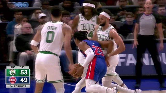 【2023年02月07日 凯尔特人vs活塞集锦】艾维假投真传 杜伦篮下吃饼空切暴扣