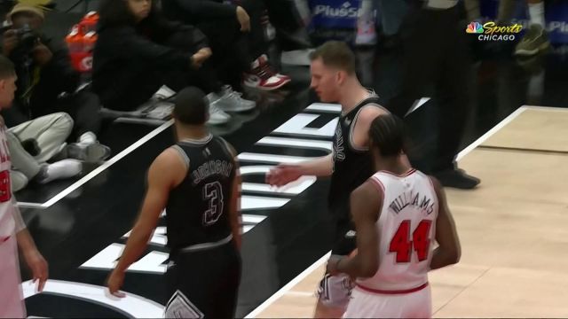 【2023年02月07日 马刺vs公牛集锦】眼疾手快偷营劫寨 克尔登约翰逊抢断反击上篮一条龙