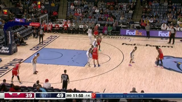 【2023年02月08日 公牛vs灰熊集锦】下半场当然要改头换面 武切维奇三分线外重拳出击