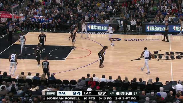 【2023年02月09日】独行侠vs快船第4节英文原声回放