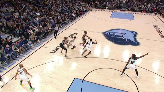 【2023年02月11日 森林狼vs灰熊集锦】水到渠成！莫兰特弧顶炮弹直塞助攻克拉克折叠上篮打成2+1