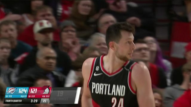 【2023年02月11日】NBA常规赛：雷霆vs开拓者第4节中文解说回放