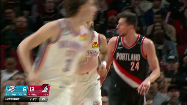 【2023年02月11日】NBA常规赛：雷霆vs开拓者英文原声全场回放