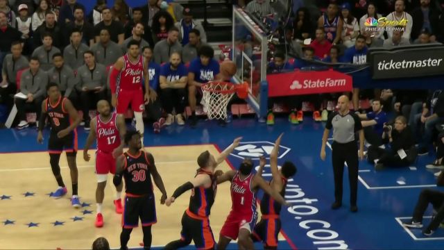 【2023年02月11日 尼克斯vs76人集锦】哈登vs尼克斯集锦 全场20分送出12记助攻盘活全队进攻