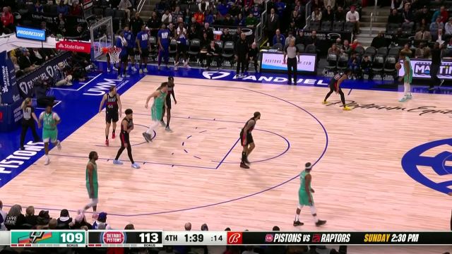 【2023年02月11日 马刺vs活塞集锦】擂响最后战鼓！科林斯脚步变幻以巧取胜紧咬比分