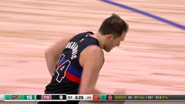 【2023年02月11日 马刺vs活塞集锦】偷袭要悄无声息！ 博扬反击一马当先轻松暴扣