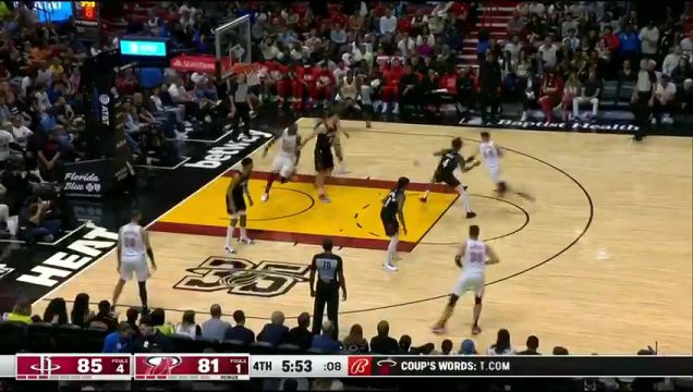 【2023年02月11日】NBA常规赛：火箭vs热火第4节英文原声回放