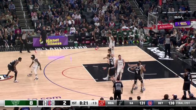 【2023年02月11日 雄鹿vs快船集锦】打的就是精锐 洛佩兹毫不讲理封盖泡椒