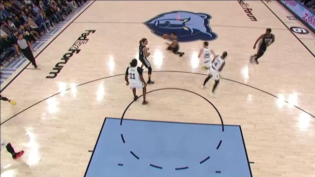 【2023年02月11日 森林狼vs灰熊集锦】贝恩漂移出手完成高难度3+1 里德另辟蹊径突破上篮打响反击