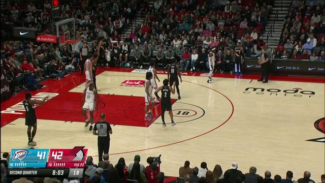 【2023年02月11日】NBA常规赛：雷霆vs开拓者第2节中文解说回放