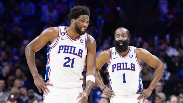 【2023年02月11日 尼克斯vs76人集锦】哈登再次落选！爱德华兹&西亚卡姆&福克斯递补进全明星，恩比德&马尔卡宁&莫兰特进首发