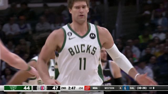 【2023年02月11日 雄鹿vs快船集锦】这是米神的活 洛佩兹内突外投紧咬比分