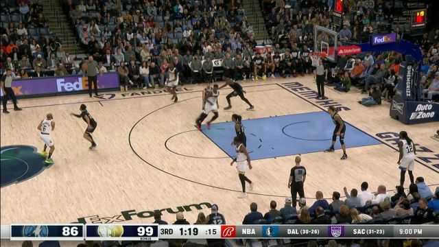 【2023年02月11日】森林狼vs灰熊第3节英文原声回放