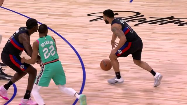 【2023年02月11日 马刺vs活塞集锦】一招一式都是细节 约瑟夫连续试探后勇闯龙潭