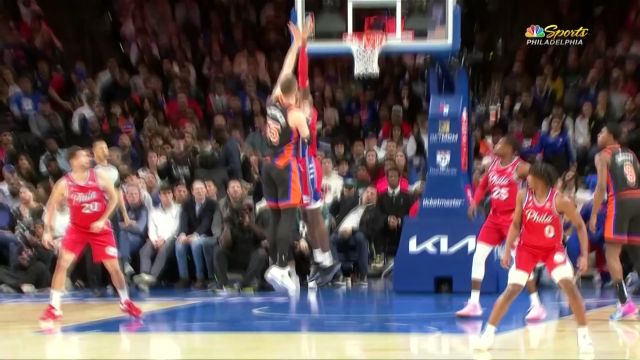 【2023年02月11日 尼克斯vs76人集锦】尼克斯108-109费城 恩比德35分率队主场挑翻尼克斯