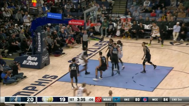 【2023年02月11日 森林狼vs灰熊集锦】普林斯假突真传吸引火力 里德旱地拔葱双臂暴扣挂筐